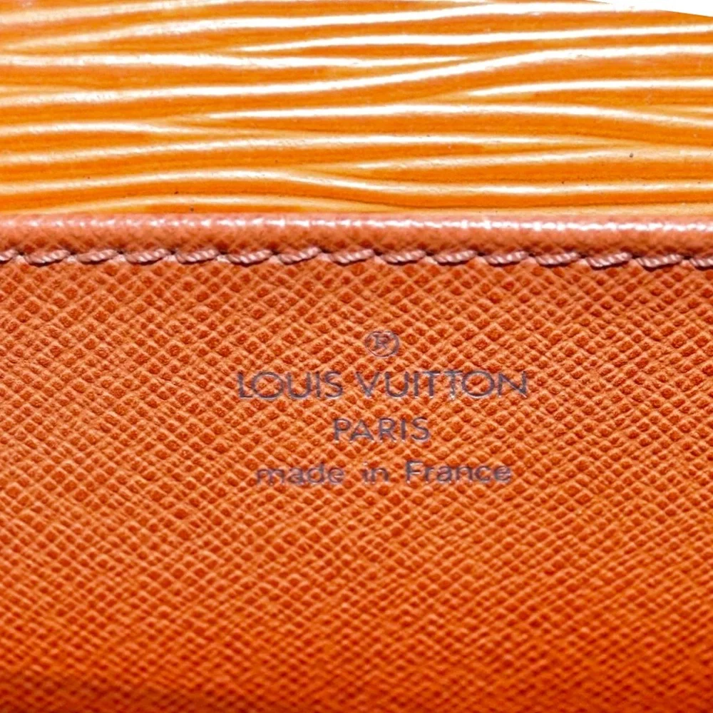 LOUIS VUITTON Ambassador Business Briefcase Cipango Gold Epi Leather Laptop Bag